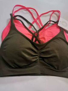 เสื้อชั้นในกีฬาโยคะเซ็กซี่สำหรับผู้หญิง เสื้อกั๊กชั้นในแบบมีโครง ขนาดใหญ่ ใส่สบาย ระบายอากาศได้ดี สำหรับนักเรียน