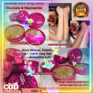 COD/Best Seller ISNA GLOW Lulur Mandi Chocolate / Lulur Mandi Menyehatkan Kulit / Lulur Chocolate / Lulur Coklat / GROSIR KOSMETIK JAKARTA 1