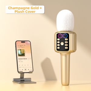 soaiy | Bluetooth Microphone Speaker Karaoke Singing Device for Family and Children