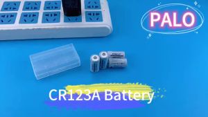 PALO แบตเตอรี่ CR123A 3.7 mW/h 16340 V แบตเตอรี่ลิเธียมไอออน 16350 สำหรับไฟฉาย LED แบตเตอรี่ RCR123 + สายเคเบิล USB Type-C สายเคเบิล