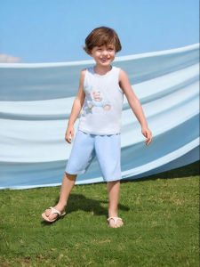 Usbettas | Cool and Breathable Boys Vest Set Pajamas