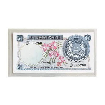 Vintage Orchid Series SG $1 Note