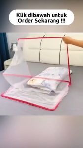 Kelambu Kotak lipat Ukuran 160x190cm/Kelambu tidur anti nyamuk Mosquito Net New Model