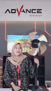 Advance - Kipas Angin 2in1 Stand Fan & Wall Fan Ukuran 16Icnh Bahan Besi (TDS-16)