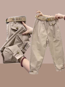 Shalldoer | Cotton Casual Sporty High Waist Slimming Tapered Harem Pants
