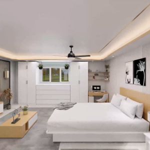 พร้อมส่ง Kenzzo!!!  เตียงนอนไม้ ขนาด  5 ฟุต 3 ฟุต สวย เรียบหรู มาตรฐานส่งออก SOLOMA Bed Frame