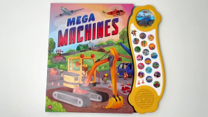Amazing Machines 18 Button Sounds Mega Sound Book (Hardcover) To Hear & Play For Kids