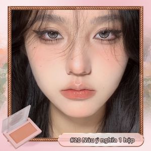 lishu | Phấn Má Hồng Dạng Bông Phù Hợp Với Đường Viền Siêu Nhẹ Bám Lâu Làm Sáng Mang Lại Vẻ Trẻ Trung