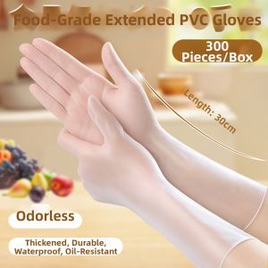 TAODUN | Durable Extended Thick Kitchen Gloves PVC Food Grade