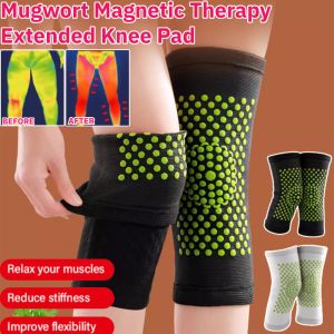 Mugwort Magnetic Therapy Extended Knee Pad Cold-Proof for the Elderly Self-Heating Knee Pads