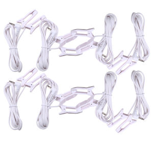 2.5mm Plug Ear Clip Electrode Lead Cable Digital TENS Therapy Machine Massager  for Digital Massage Machine Electrode Ear Clip