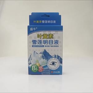 ＜1118＞  ผู้ผลิต Shengniu ยาหยอดตาลูทีนยาหยอดตาความเมื่อยล้าตาตาแห้งตาพร่าตาพร่าใส
