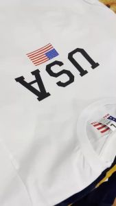 Kaos Lengan Pendek Logo Usa Bahan Cotton 24s Adem Lembut Dan Menyerap Keringat Harga Distributor Bisa Cod