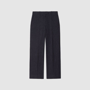 ICICLE | Linen Plain Fabric Womens Trousers
