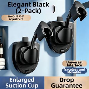 YALANDENG | Strong Suction 360-Degree Drill-Free Shower Head Holder