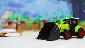 Xe Công Trình Nông Nghiệp Quán Tính Dày Thú Vị Mô Hình Trượt Mô Phỏng Cỏ Ngã Ba Trang Trại Xe Đồ Chơi Trẻ Em Bé Trai