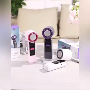 พัดลมพกพา Mimi K801 100ระดับ มีโหมดเพิ่มความเย็น มีไฟฉายในตัว พกพาสะดวก ใช้งานนาน 15ชม