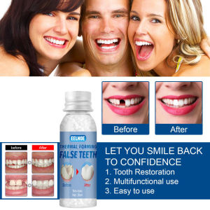 Gigi Palsu Viral Teeth Gap Repair Resin Temporary Tooth Repair Falseteeth Solid Glue Tooth Filling Solid Denture Adhesive Tool Gigi Palsu Gam Pelekat