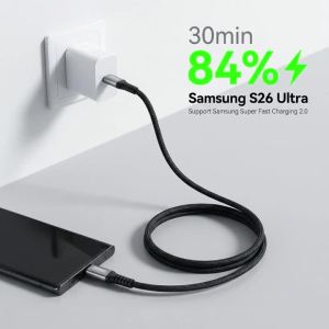 Cáp USB Type C NNBILI 100W 5A PD Dây Bện Sạc Nhanh Cho Xiaomi Samsung Huawei Oppo OnePlus MacBook iPad