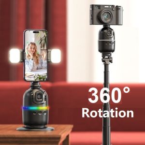 Gesture Control 360°Rotation Auto Face Tracking Gimbal Stabilizer Selfie Stick Tripod for Mobile Smartphone Digital Camera Video