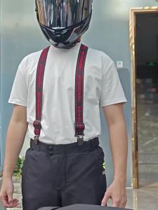 Brand New Heavy Duty Braces Pant Suspenders Adjustable Y Back Suspender Straps Motorcycle Racing Pants Snow Jet Apparel Parts