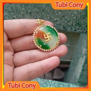 Mặt dây chuyền chữ Phạn Thích Ca Mâu Ni M241-151-KTDX2 Tubi Cony