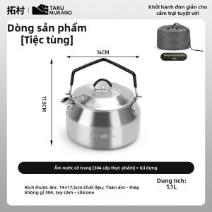 TAKU MURANO | Bộ Dụng Cụ Nấu Ăn Dã Ngoại