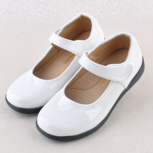 Shiny Soft Sole Square Toe Shoes for Performances