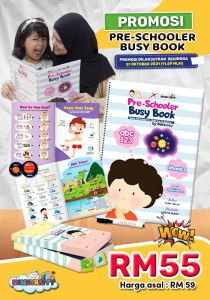 PRESCHOOLER BUSYBOOK KANAK-KANAK age 4-6years old #busybook