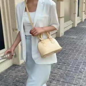 Tas Selempang Wanita Alma Mini Croco Sling Bag Terbaru 2025 Korean Style Remaja Pesta Mewah Murah