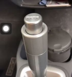 15CM MOMO Auto Gear Shift Knob Push Down Aluminum Titanium wira waja myvi persona kancil kenari kelisa city vios