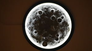 โคมไฟดวงจันทร์ 3D (สามมิติ) ขนาด 40 ซม.พร้อมรีโมทควบคุม