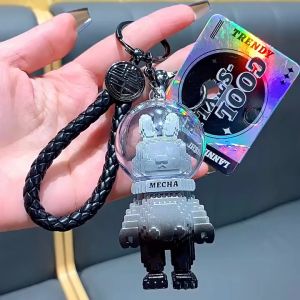 Móc khóa xe máy ô tô hình thỏ lego siêu dễ thương phụ kiện túi xách balo cute