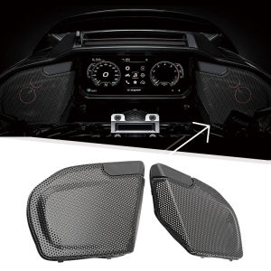 Motorcycle Front Fairing Speaker Grille Mesh Covers For Harley Touring CVO 112 117 Road Glide Street Glide 2023 2024 2025