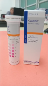 กระดาษวัดค่าไนเตรท/ไนไตร์ท  ยี่ห้อ MN    Quantofix Nitrate/Nitrite(MN91313)/ 100 กระหอม (ออกใบกำกับภาษีได้)