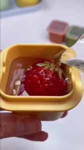 Cetakan Ice Cube Kotak Jumbo Cetakan Dengan Penutup Serbaguna