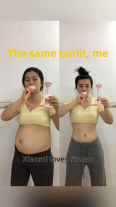 Slimming Breathing Dumbbell Abdominal Breathing Thin Belly Exercise Core Lung Capacity Vest Line