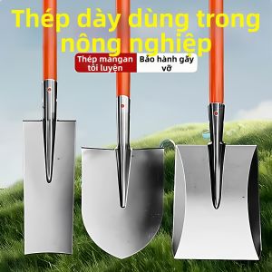 Xẻng Bằng Thép Mangan Chống Va Đập