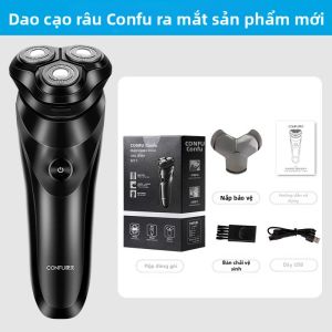 CONFU | Máy Cạo Râu Điện Tử Kango G31 Cầm Tay Dành Cho Nam Máy Cạo Râu Đa Năng Có Thể Rửa Toàn Bộ Bộ Dụng Cụ Chăm Sóc Da