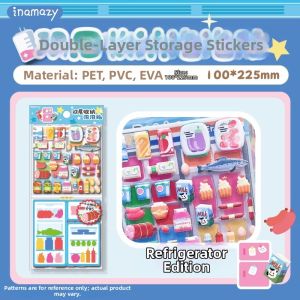 inamazy | Kindergarten Reward Organization Partitioning & Storage Decorative Stickers Double Layer