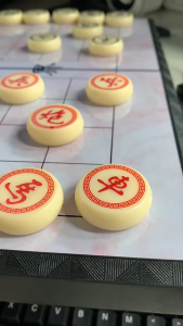 Papan Catur China Magnet Mini Portabel 20x20cm