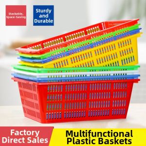 Large Rectangular Plastic Drainage Basket Thicker