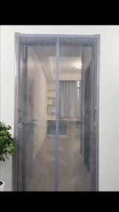 Magic Mesh Mosquito Door Mesh เกรดพรีเมี่ยม ม่านกันยุง ผ้าม่าน ผ่านประตู แถมฟรี เทปตีนตูกแก