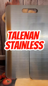 Talenan Stainless 304 Dua Sisi Talenan Tatakan Memotong Higienis Anti Jamur Food Grade Kitchen Tools