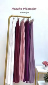 [READY] Rok HANAKO PLISKET SKIRT by EMKA HIJAB ROK PLISKET PREMIUM