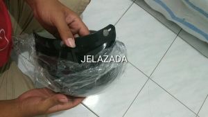 Helm Bogo Retro Classic Lis Polos Kaca Flat Pelangi Pria Wanita Dewasa SNI Murah COD Bayar Ditempat