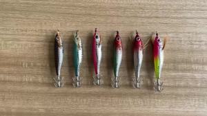 Mồi Câu Mực Hình Tôm Tròn Phát Sáng ShareShark 10cm/9g Có Chuông Kêu Và Hạt Rung Thiết Kế Nằm Ngang Dùng Được Cho Mọi Loại Câu Cá