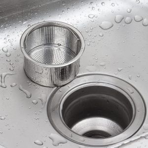 Stainless Steel Stopper Shower Drain Hole Filter With Handle Metal Sink Strainer Floor Drain For Kitchen height 2/4/4.7cm