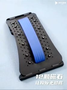 Adjustable Settings Back Support For Scoliosis Magnetic Pressure Points Lumbar Traction Orthotic Spine Stretcher Lumbar Support Device for Back Stretching Pain Reliever Spinal Decompression