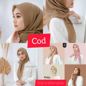 HA STORE BELLA SQUARE HIJAB SEGIEMPAT - Kerudung Segi empat Bella Square ( Full Warna BISA COD )